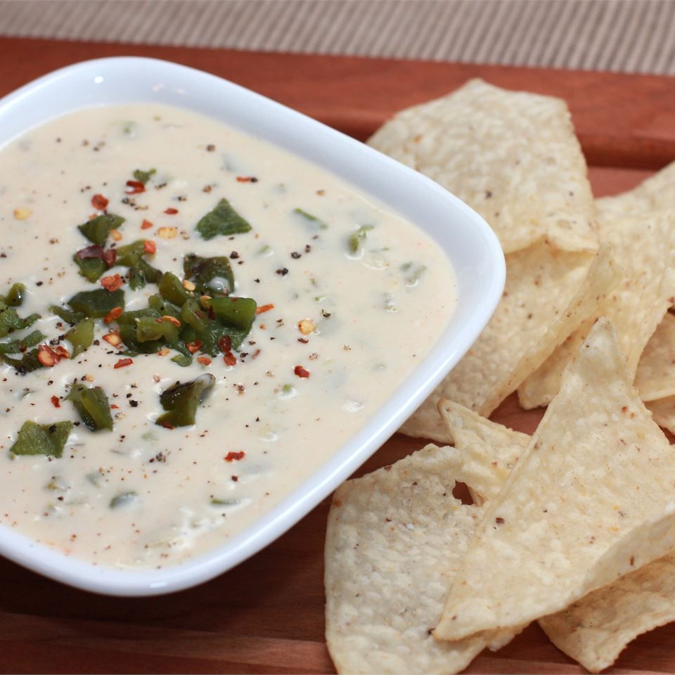 Nướng poblano queso nhúng