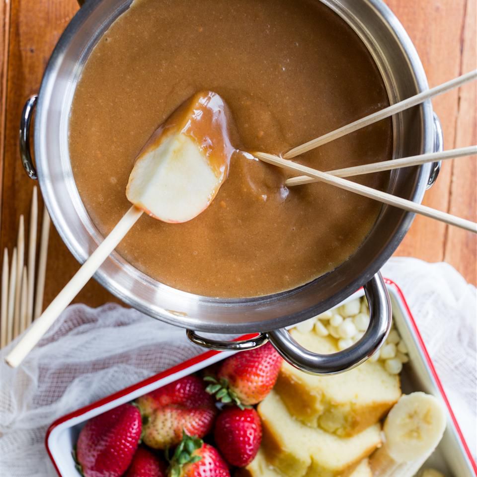 Fondue bơ đậu phộng