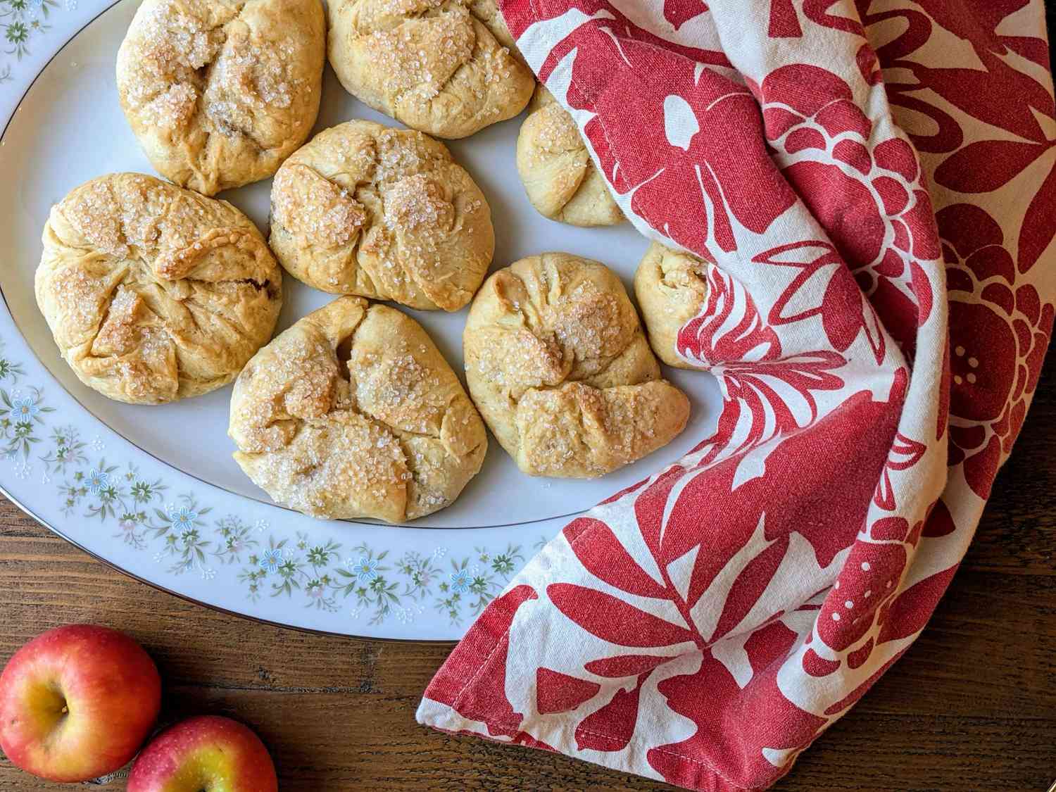 Bánh bao táo thuần chay