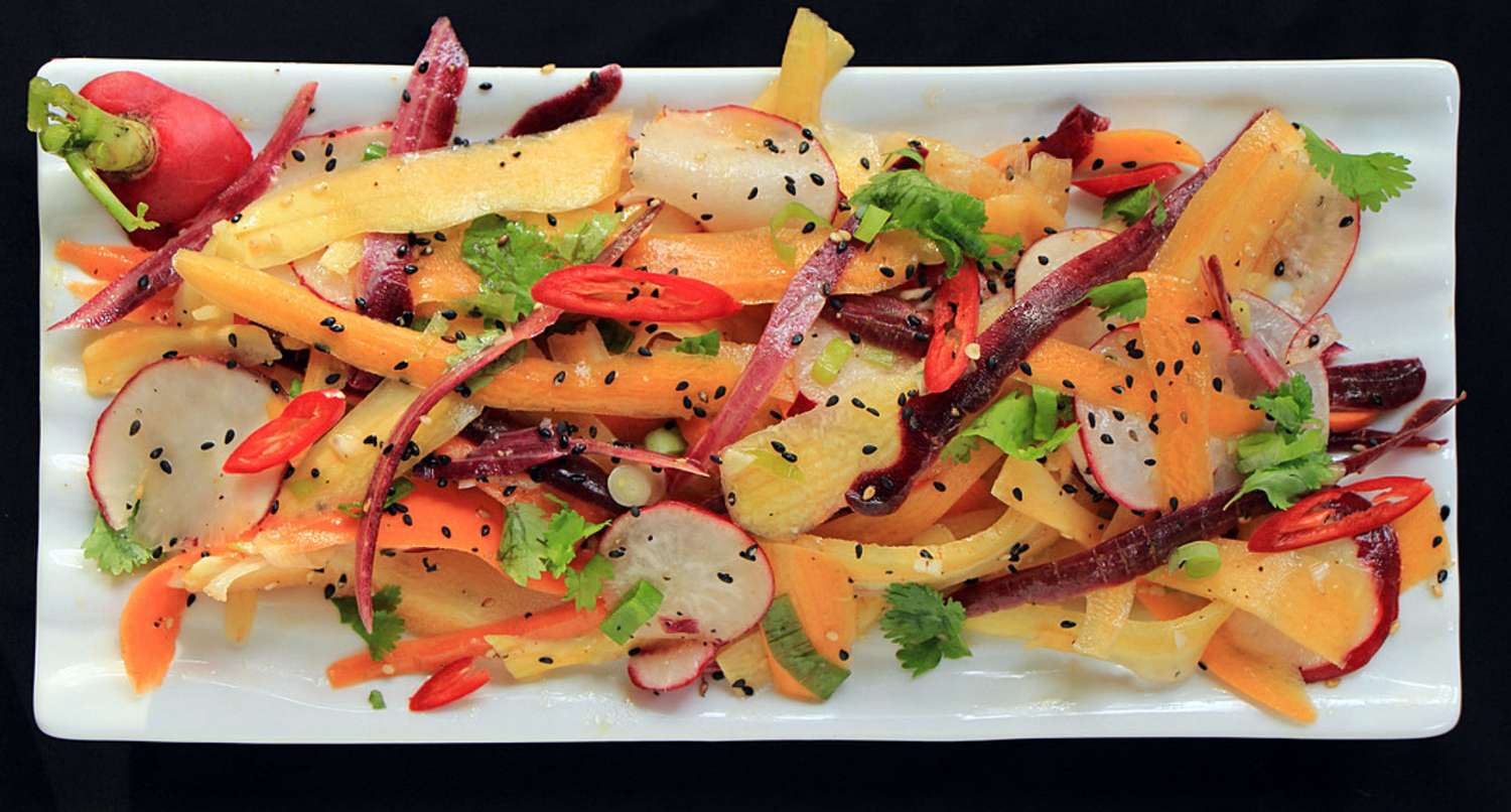 Cà rốt gia truyền và salad củ cải
