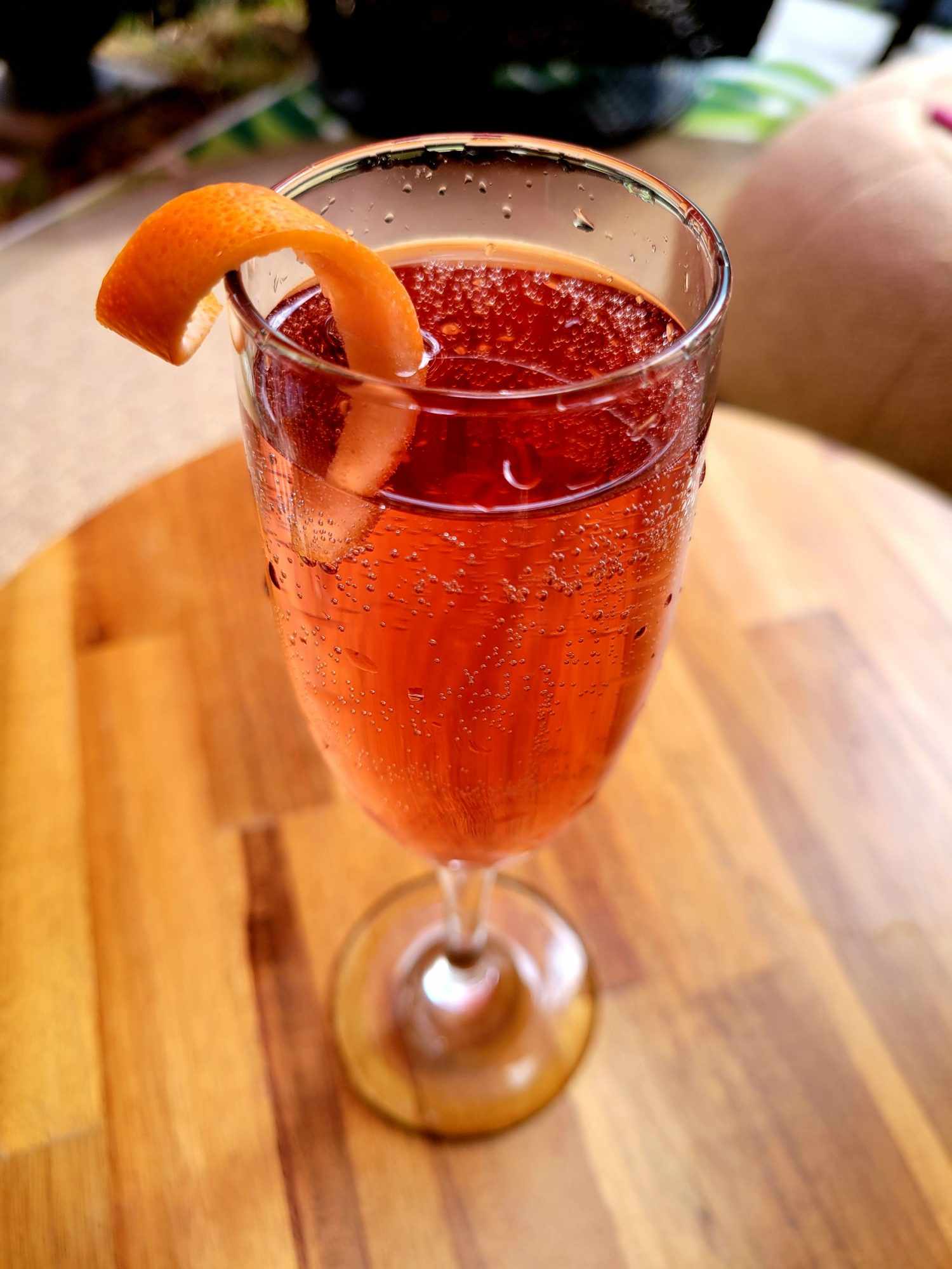 Cranberry Rum Mimosa