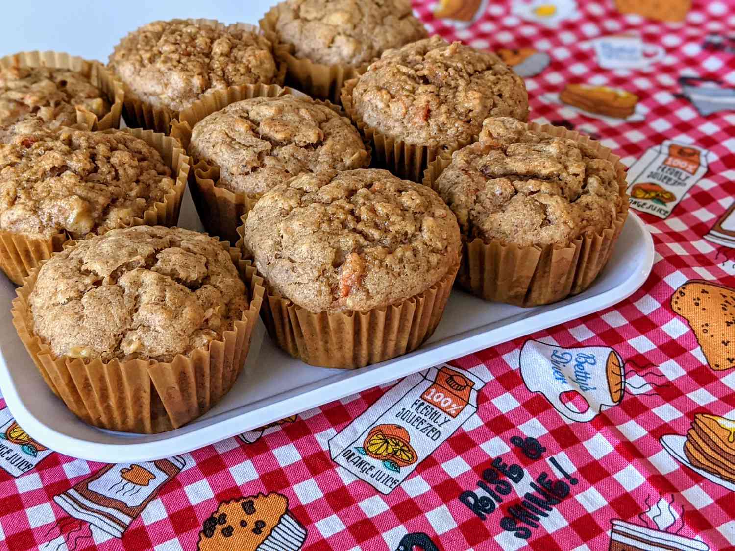 Muffins buổi sáng thuần chay lành mạnh