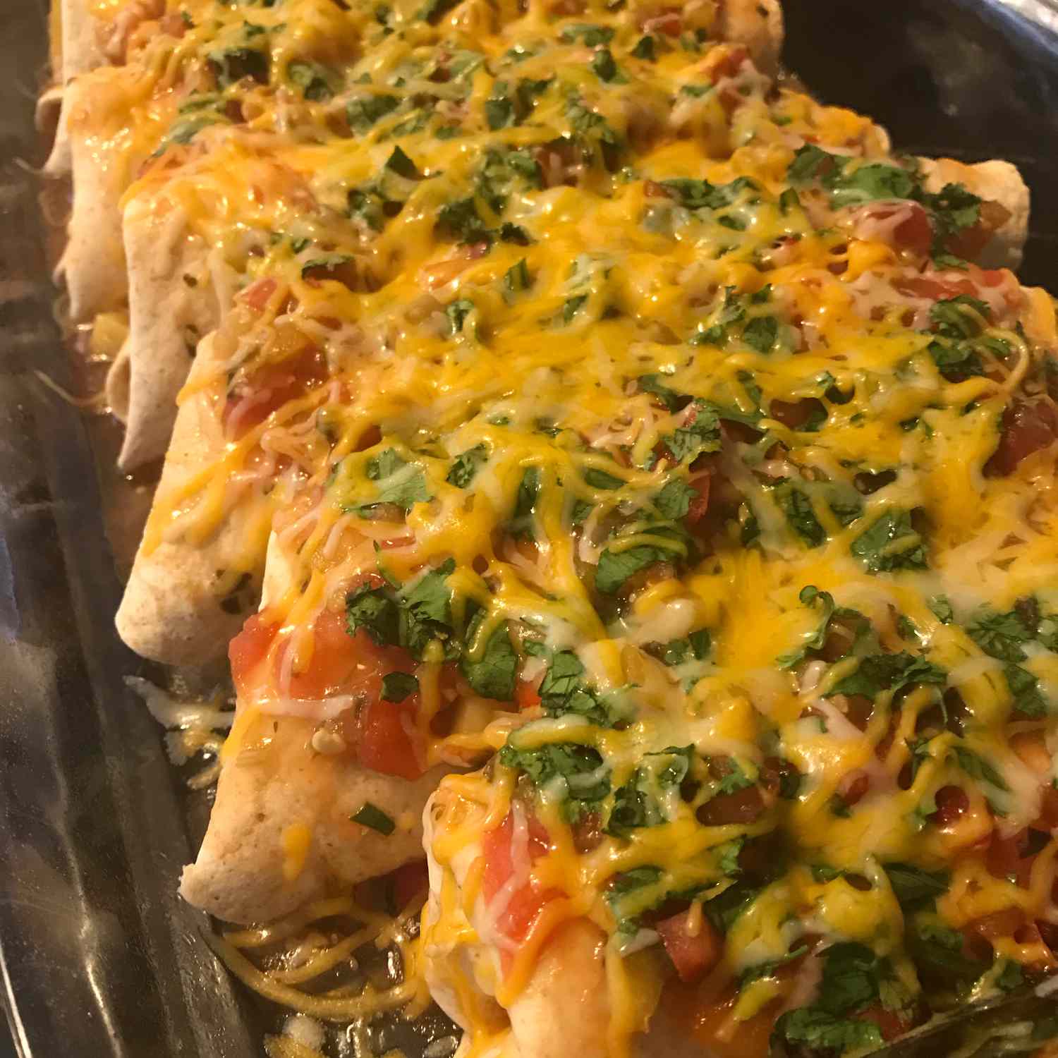 Enchiladas đậu đen chay