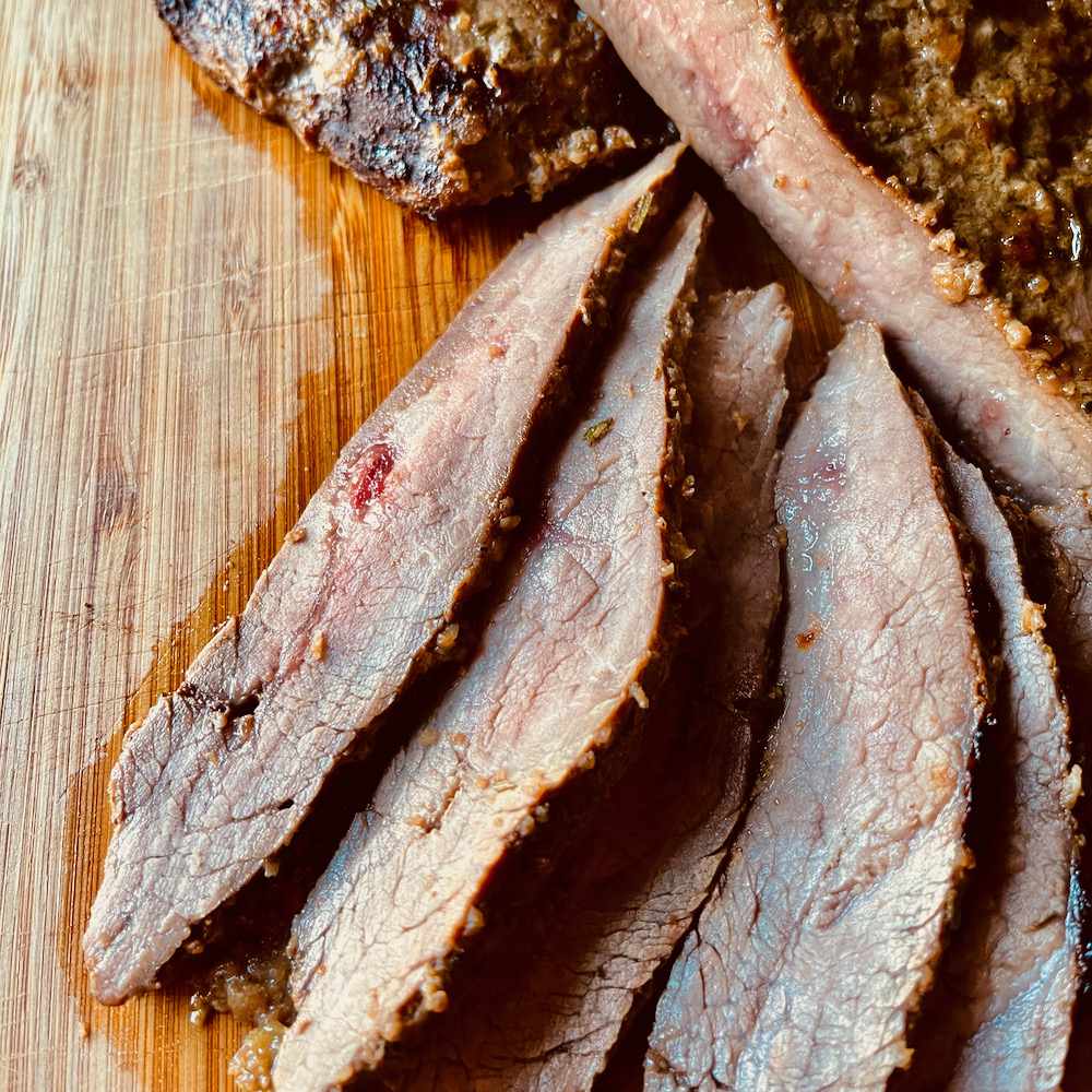 Sous vide flank bít tết