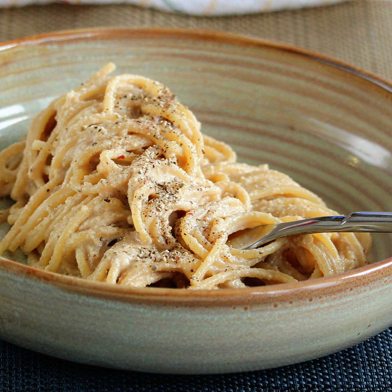 Ăn chay cacio e pepe