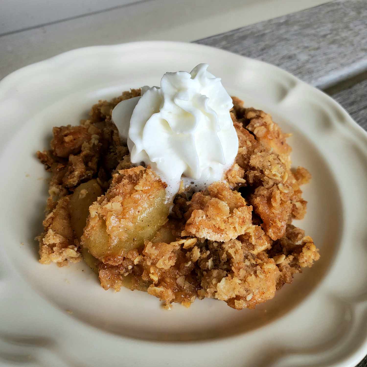 Grandmas old-fashioned Apple Crisp