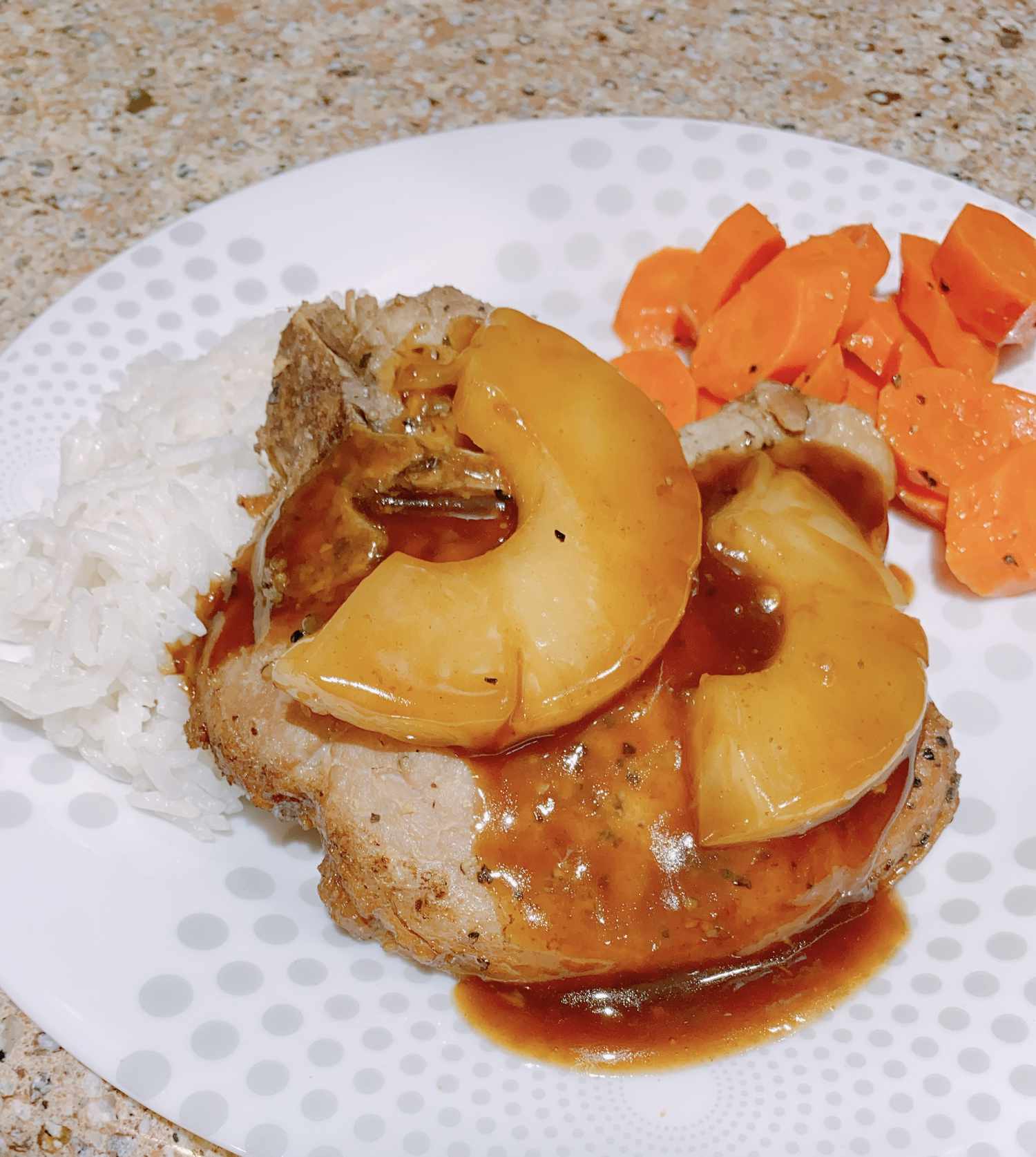 Instant Pot Teriyaki-Pineagle Pork Chops