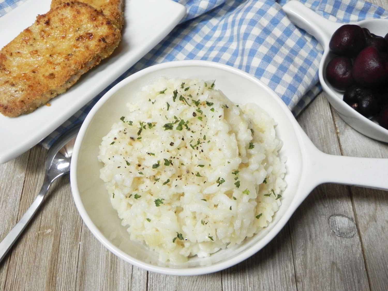 Parmesan-Black Pepper Arborio Rice Pilaf