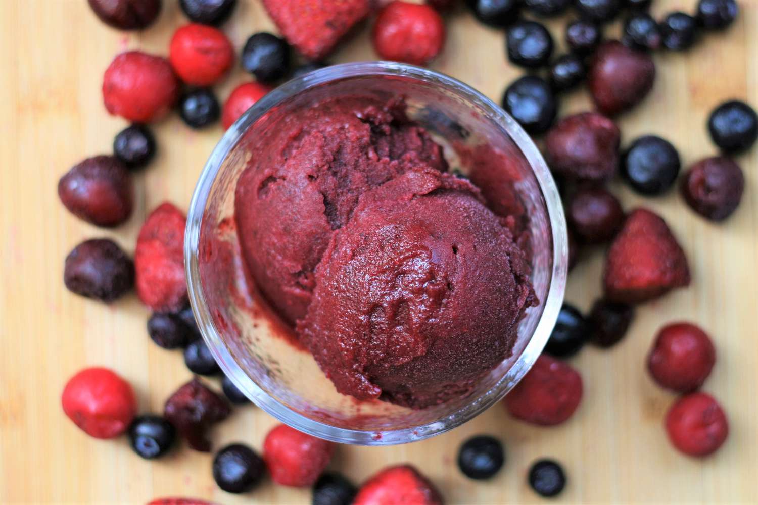 Cherry-berry Ros Sorbet