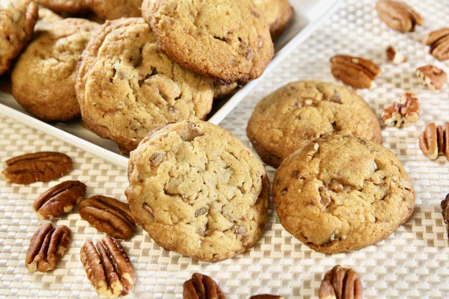 Cookies giòn pecan-toffee