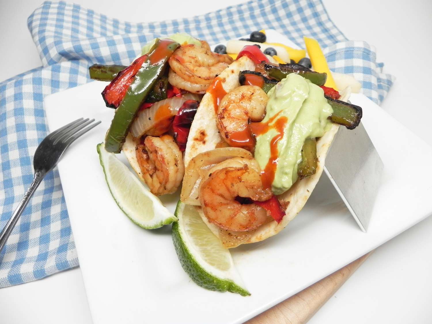 Fajitas tôm nướng dễ dàng