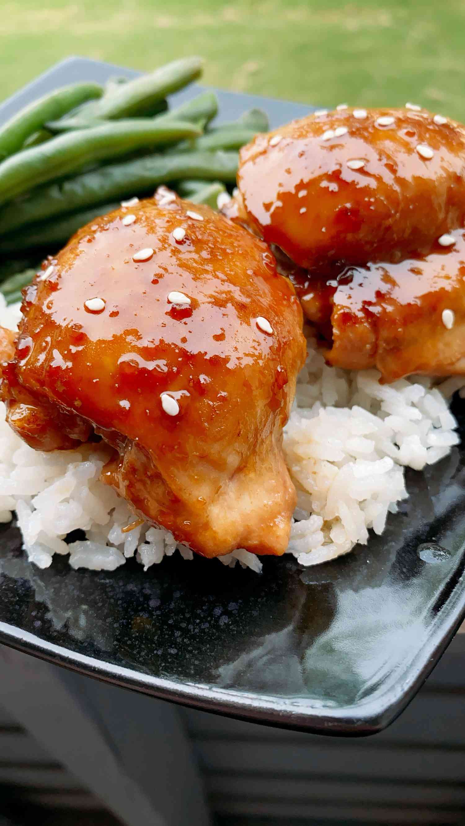 Đùi gà teriyaki nướng nướng