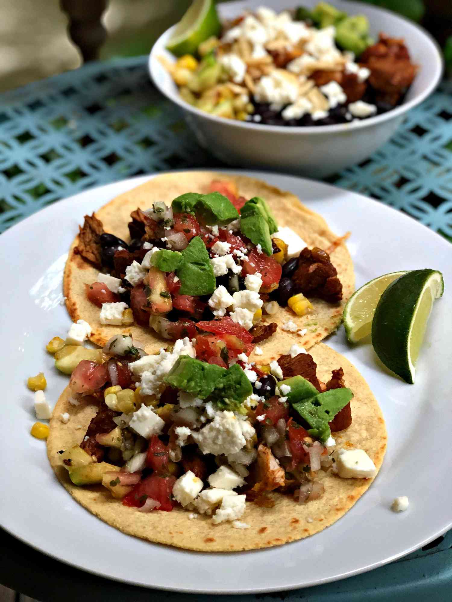 Instant Pot Chicken Mole Tacos