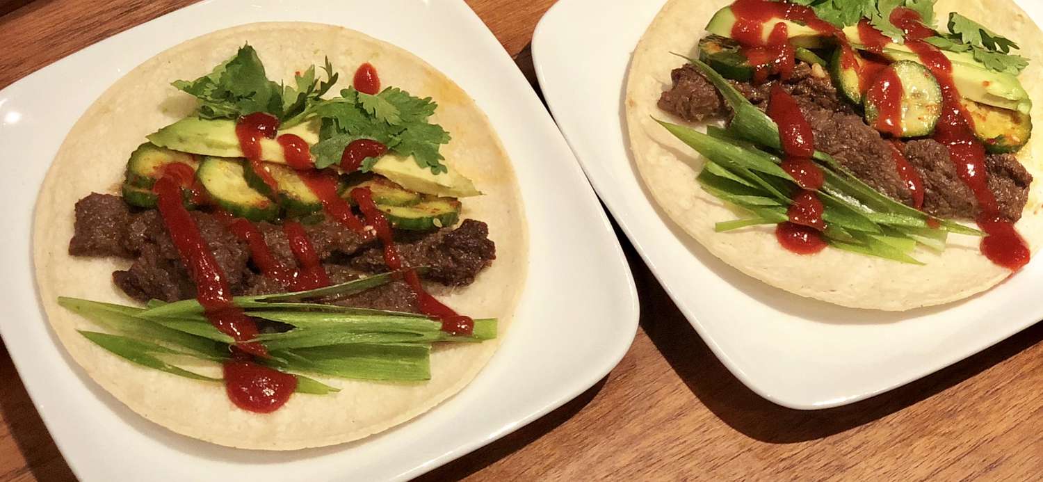 Tacos thịt bò Bulgogi kiểu Hàn Quốc