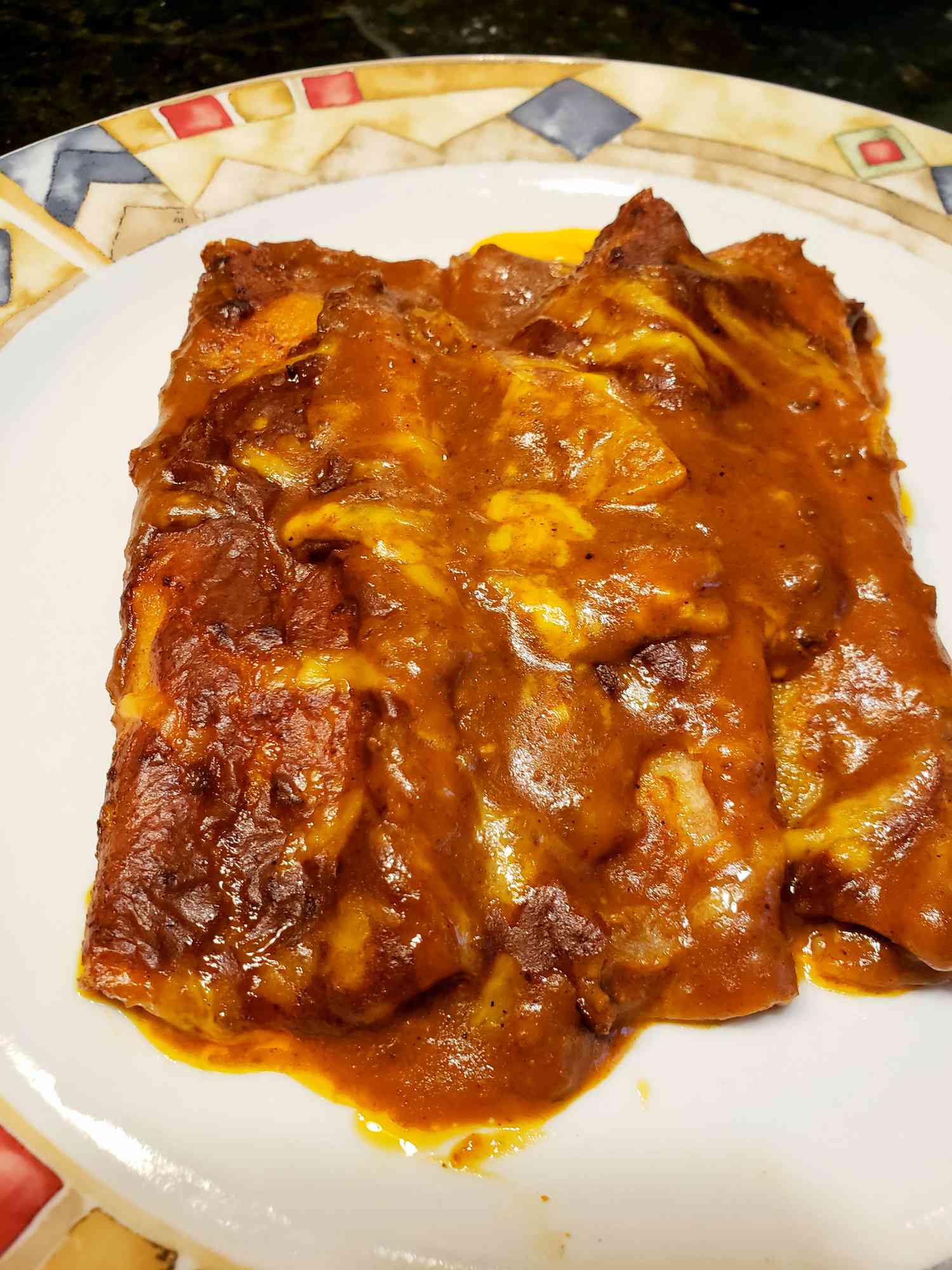 Tex-Mex enchiladas