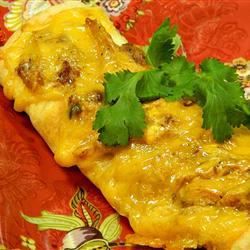 Kem gà tây enchiladas