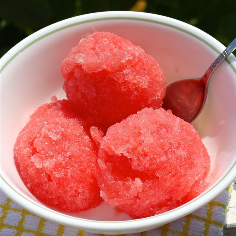 Sorbet dưa hấu đơn giản