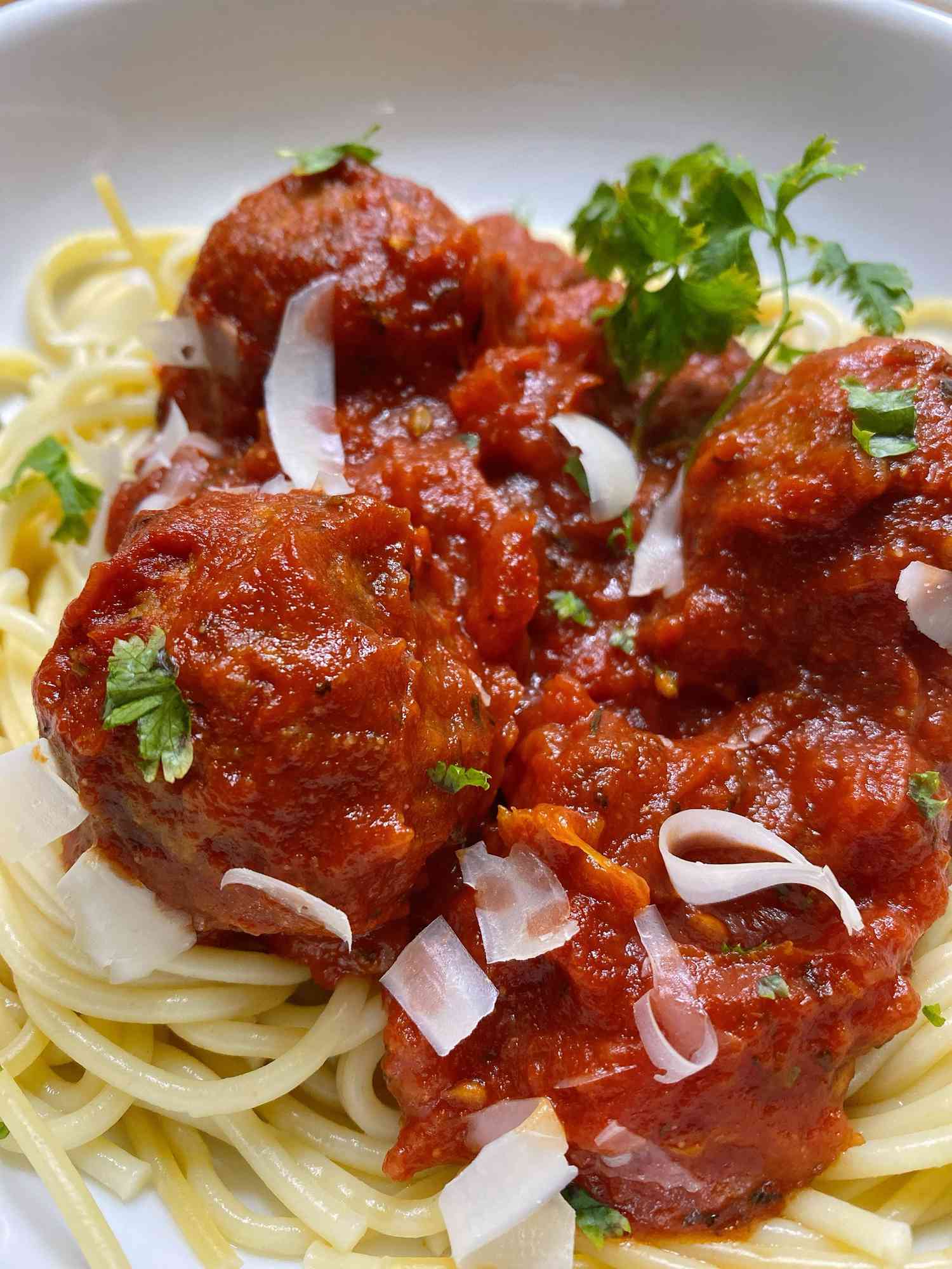 Spaghetti và thịt viên không thịt