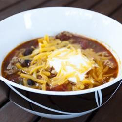 Noker gà tây và Chorizo ​​Chili