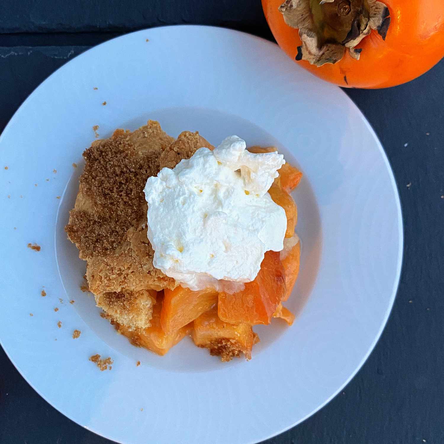 Persimmon cobbler