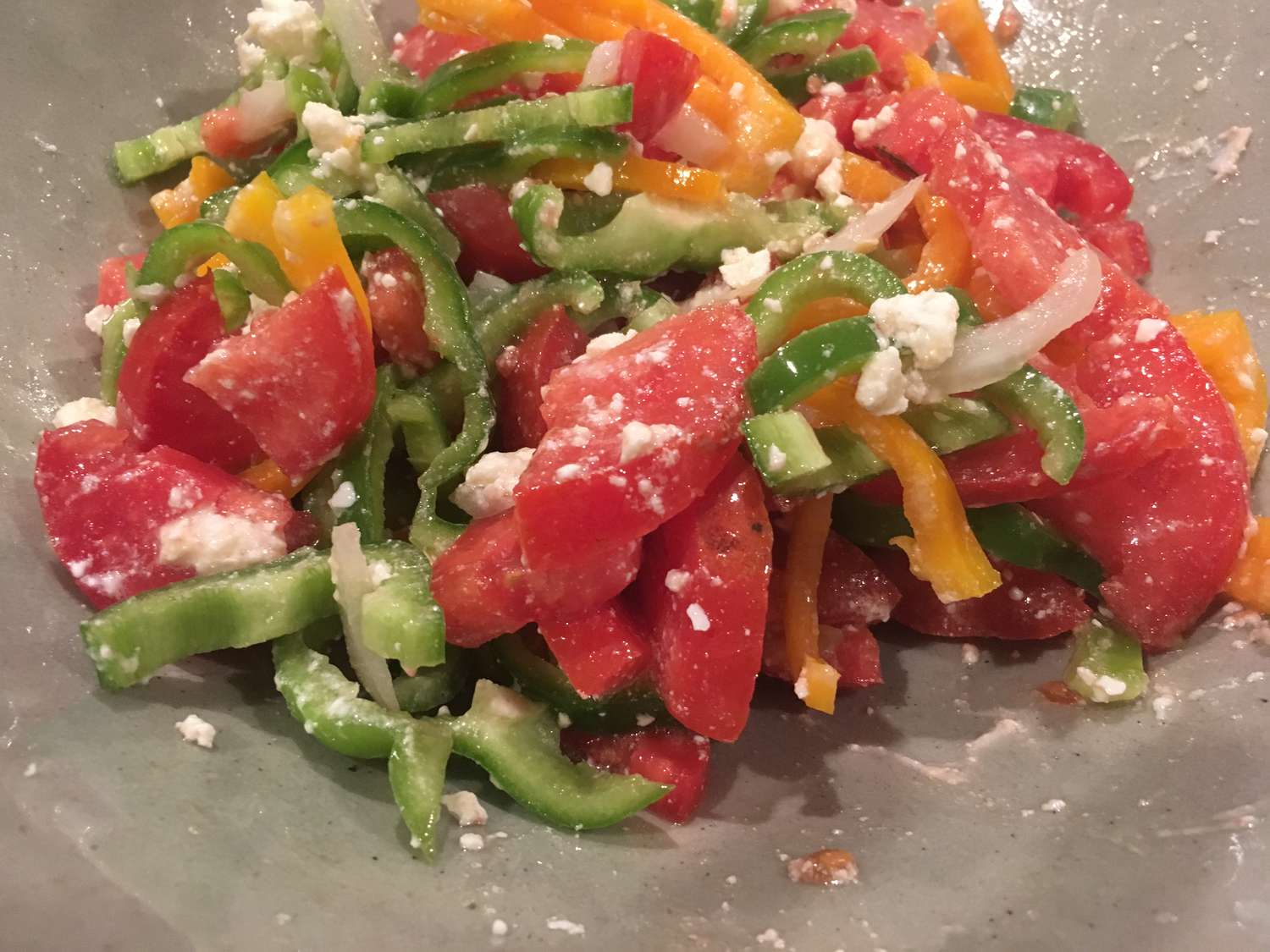 Bell Pepper, cà chua và salad feta