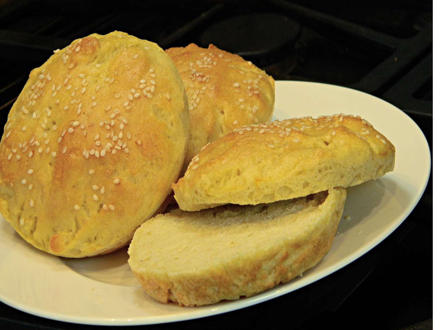 Bánh hamburger không gluten