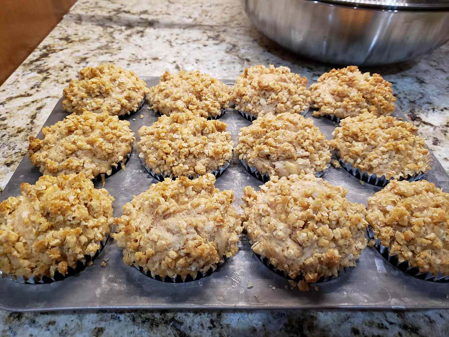 Apple Cider Streusel Buffins