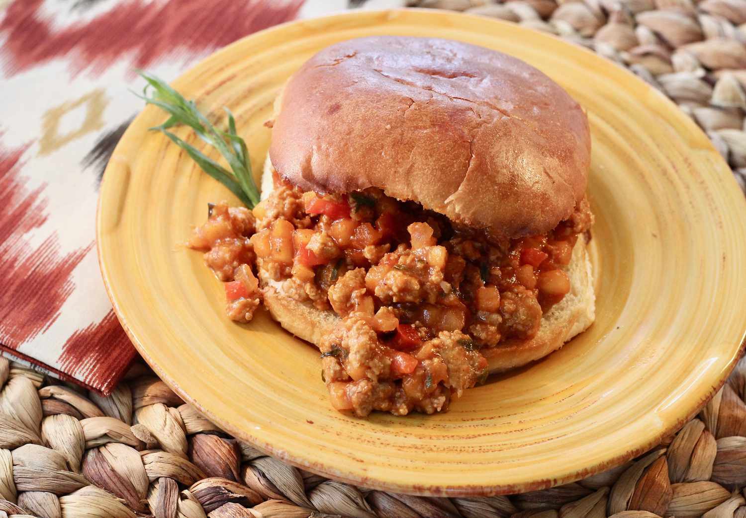 Apple Tarragon Thổ Nhĩ Kỳ Sloppy Joes