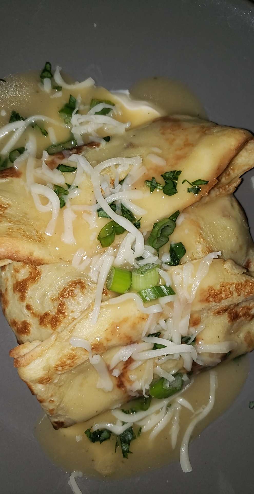 Gói Nấm và Gà Crepe