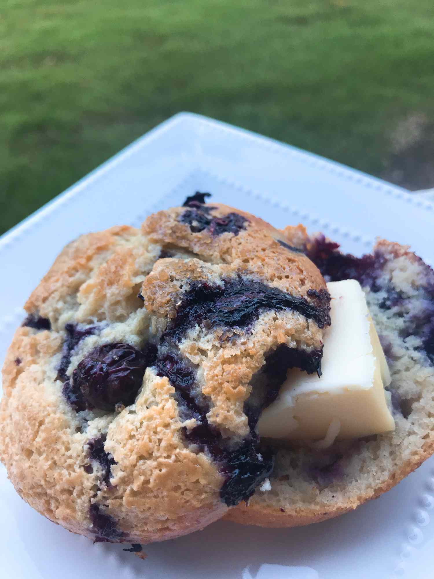 Jumbo Sour Cream Blueberry Buffins