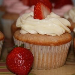 Cupcakes compote dâu tây