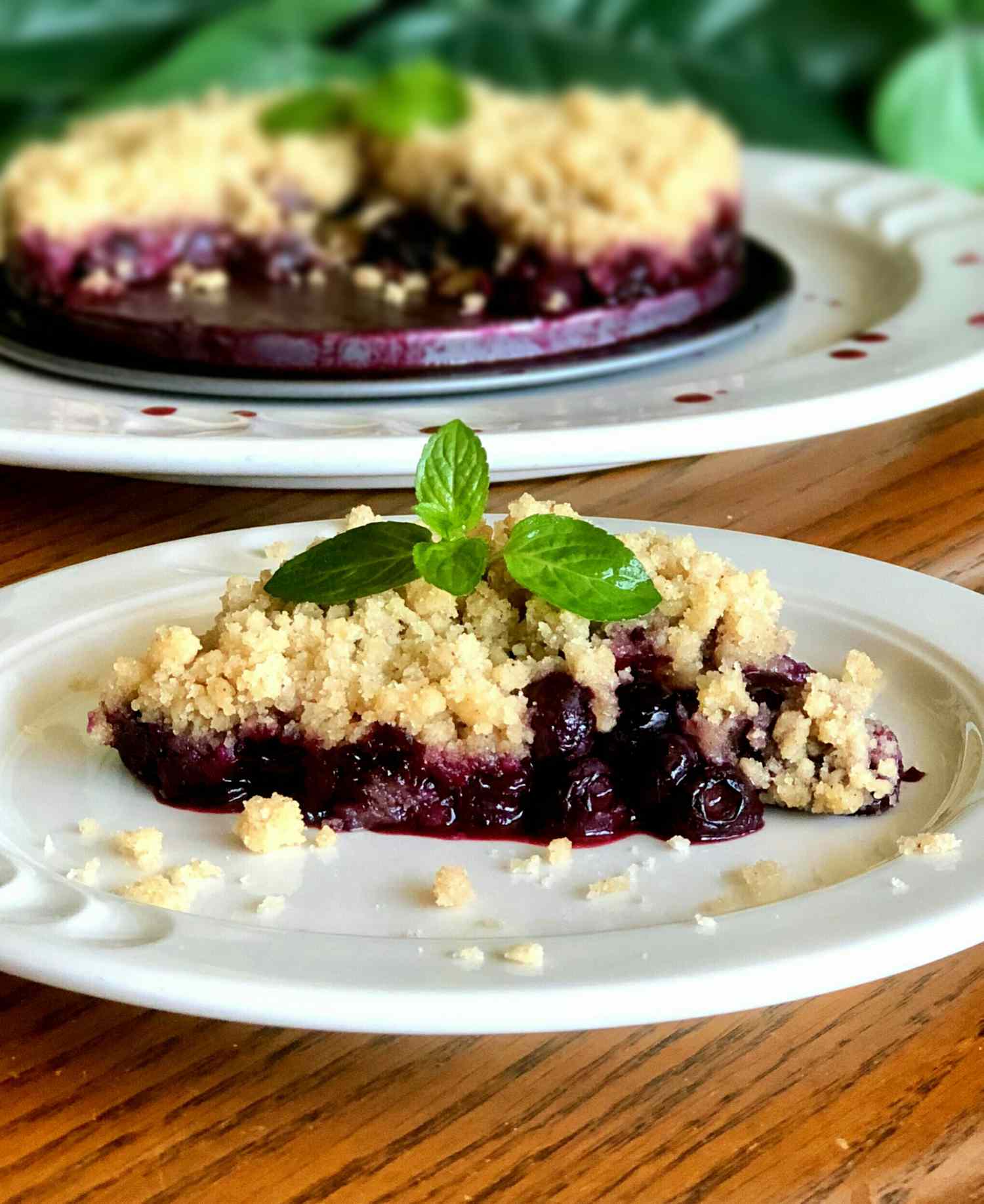 Vegan Blueberry Crisp