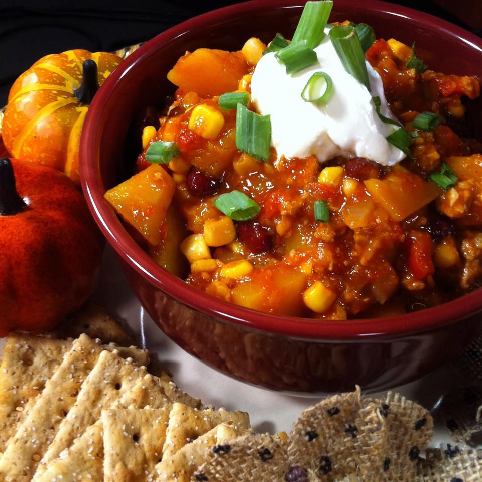 Thổ Nhĩ Kỳ và Butternut Squash Chili