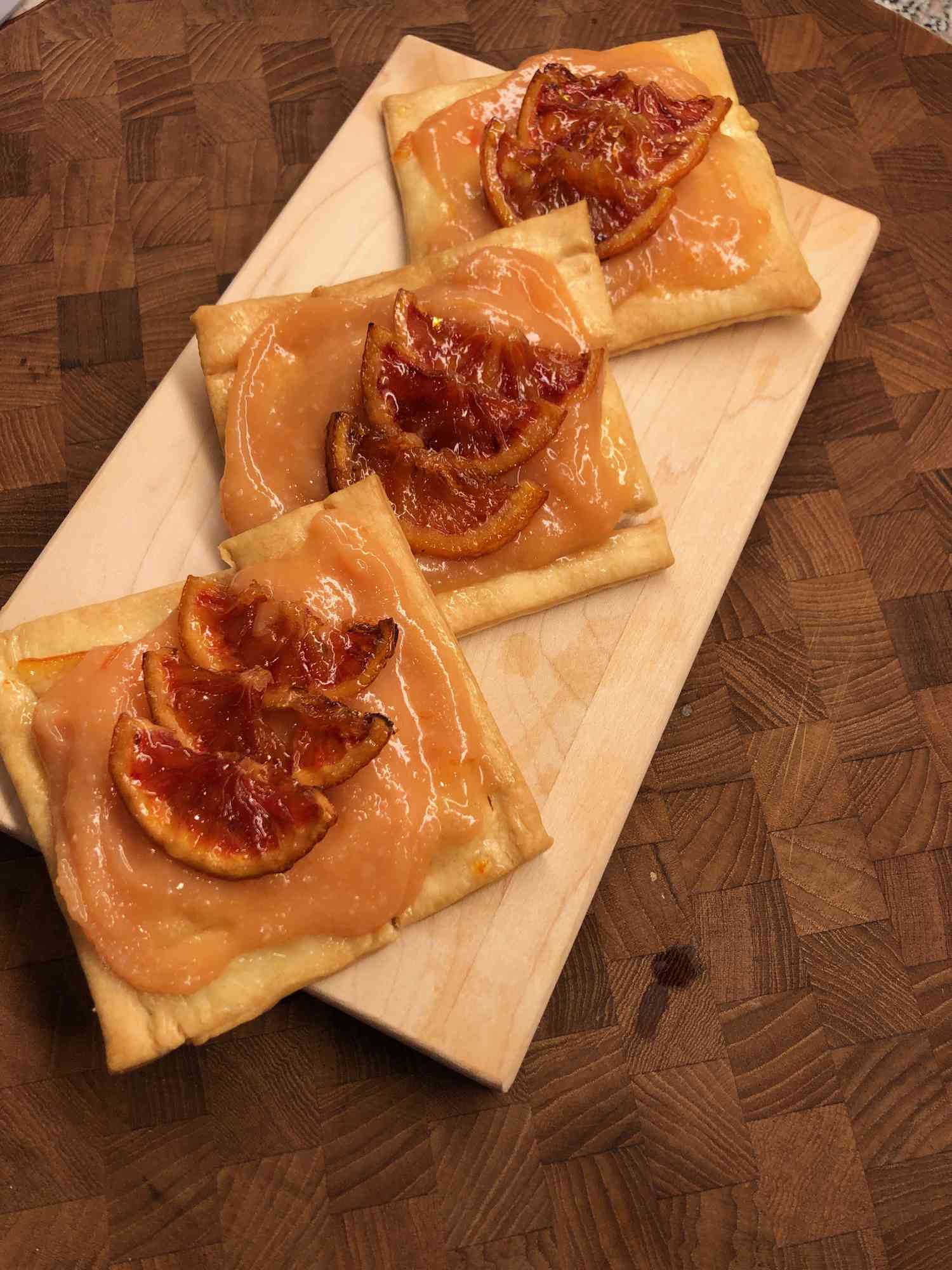 Mini Blood Orange Tarts