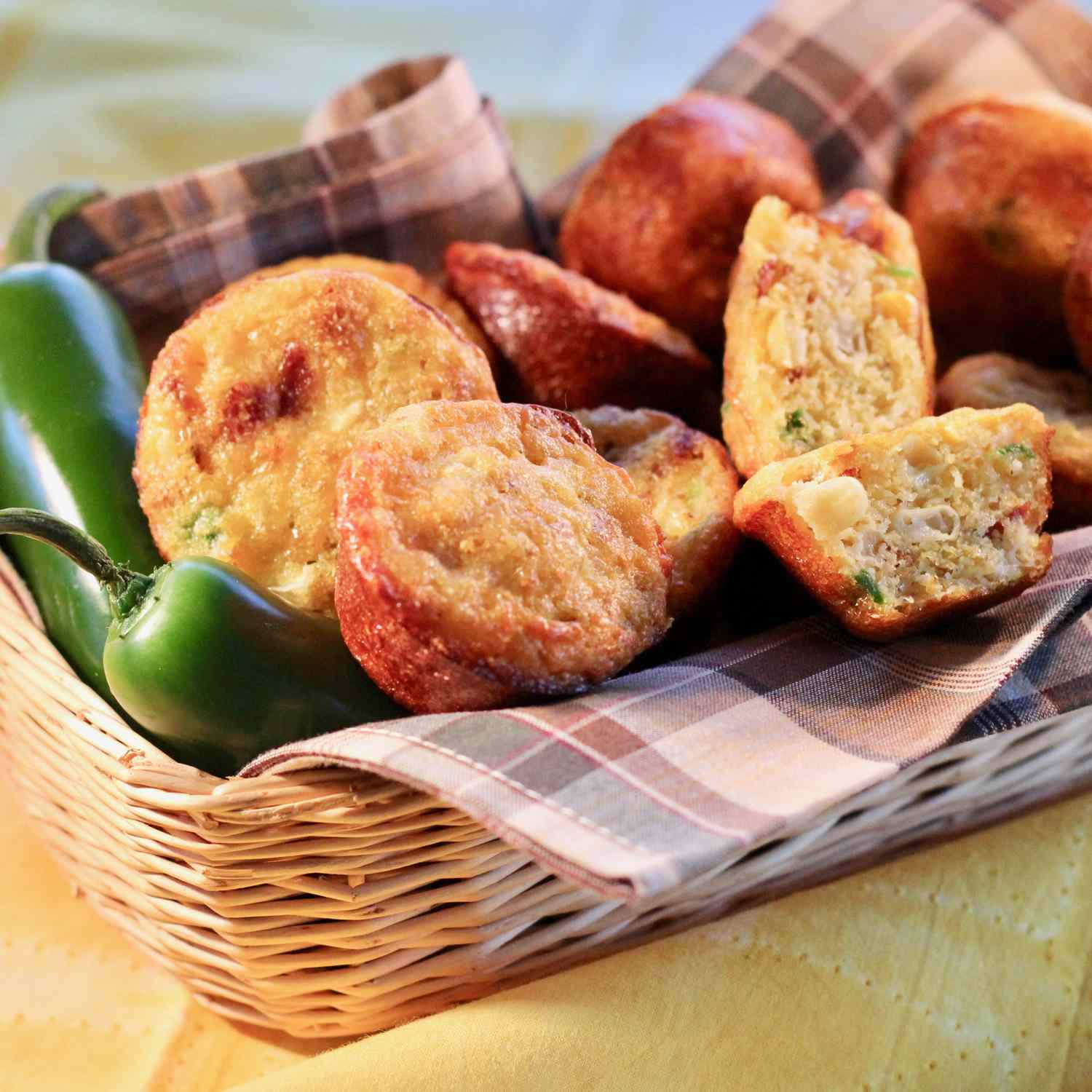 Mini Bacon-Jalapeno-Onion Corn Buffins