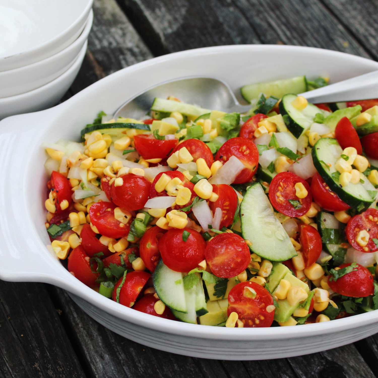 Salad ngô thô