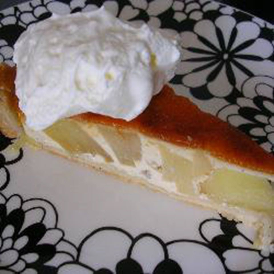 Apple Tart với Creme Fraiche