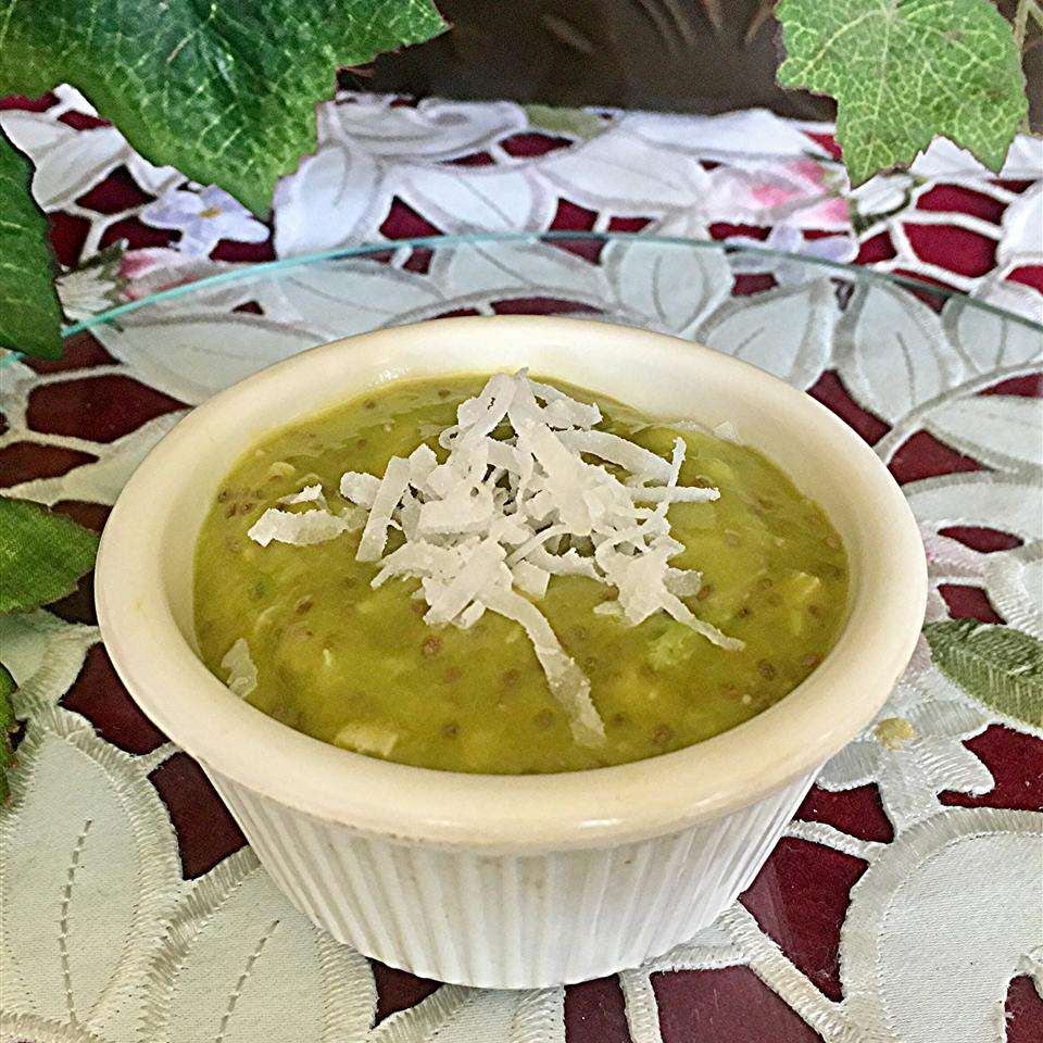 Mango matcha Chia Hạt giống Pudding