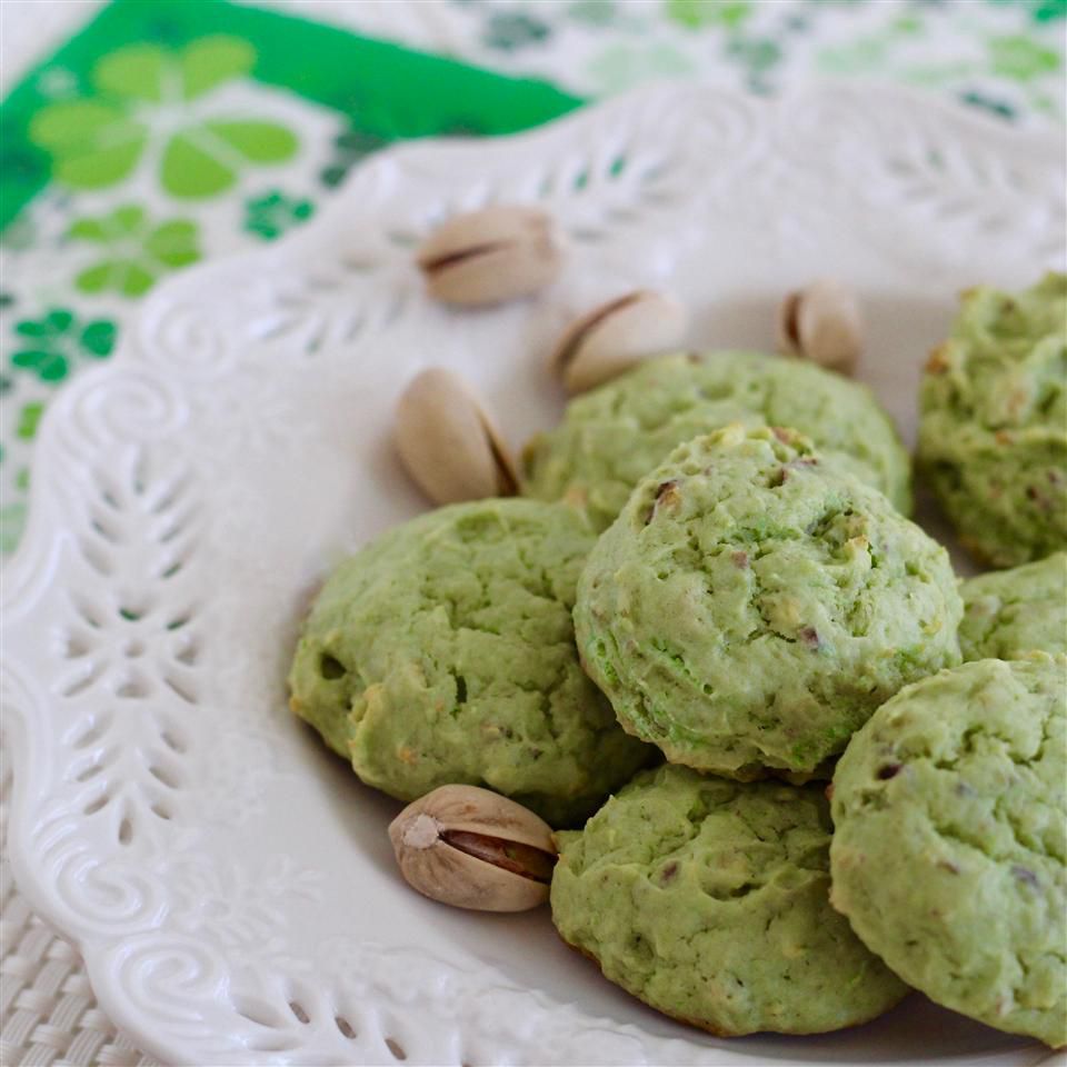 Saint Patricks Pistachio Cookies