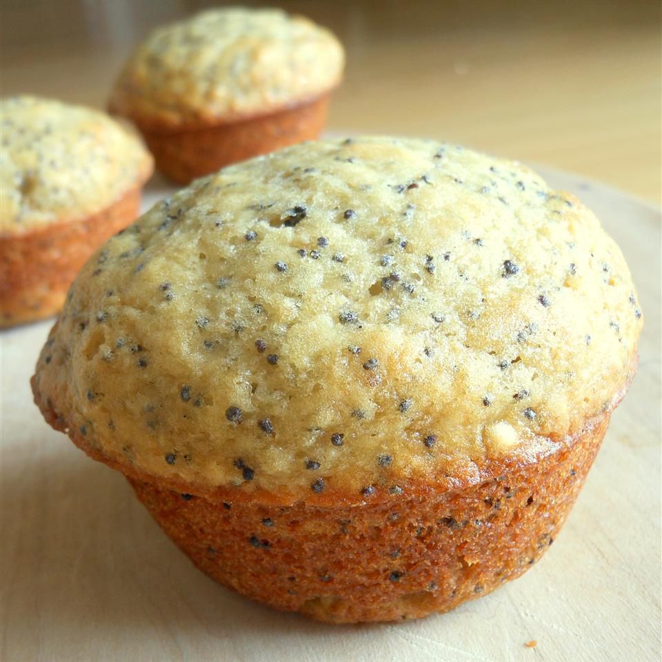 Applesauce Orange Poppyseed Buffins