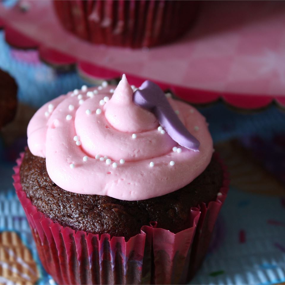 Sô cô la zucchini cupcakes