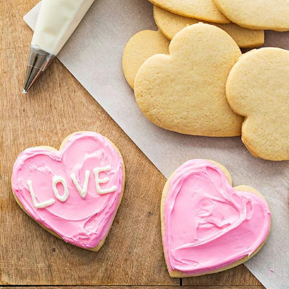 Cookie trái tim cuộc trò chuyện valentine