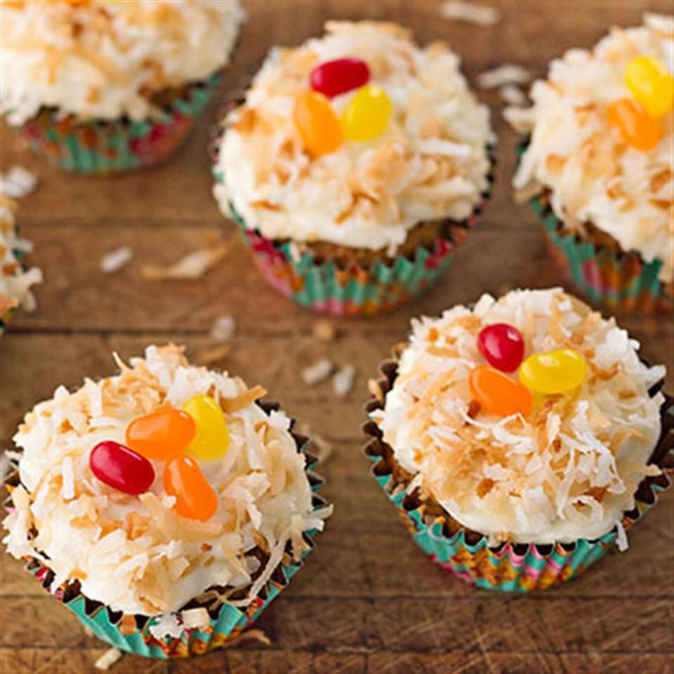 Bánh cupcake bánh cà rốt mờ chanh