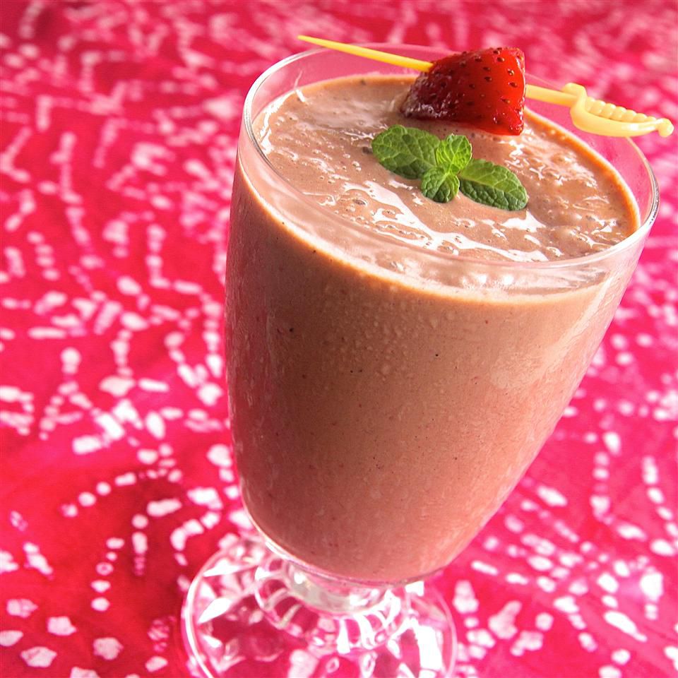 Smoothie phủ sô cô la