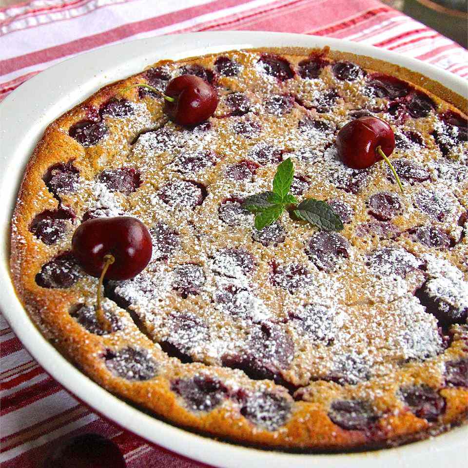 Cherry Clafouti Brandied