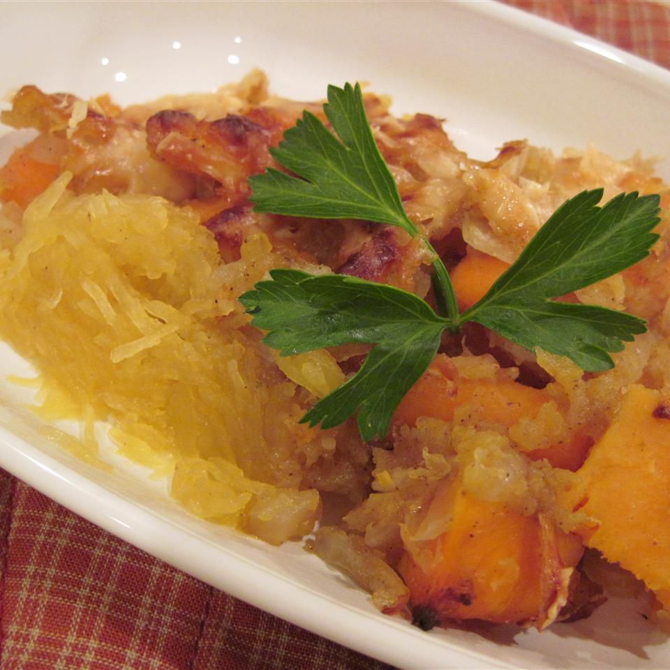 Rau nướng với spaghetti squash