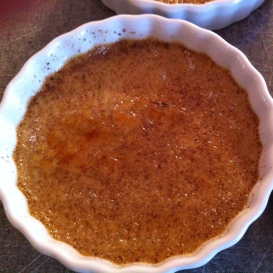 Chai latte creme brulee