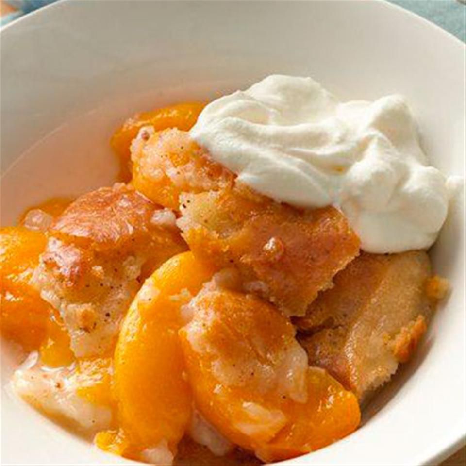 Bisquick Peach Cobbler