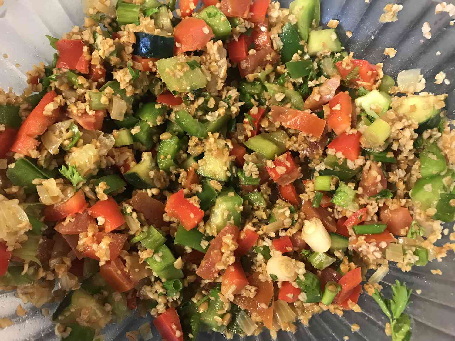 Veggie Bulgur Salad (Kisir)