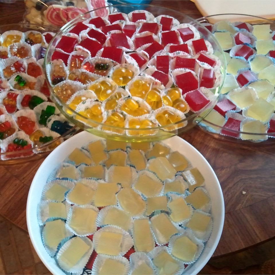 Tart Lemon Drop Jelly Shots